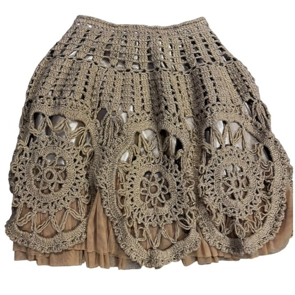 Dresses & Skirts - Yesim Chambrey Crochet‎ Skirt Women's Size 1 Small